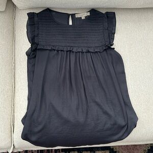 LOFT Grey Slate Blouse